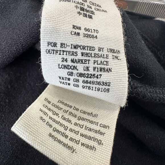 Free People Rock With It Black Embroidered Off-the-Shoulder Top - Picture 9 of 10